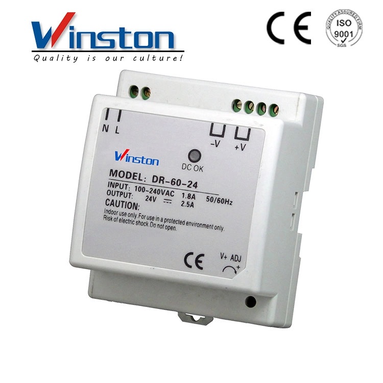 DR-60 60W Single output AC DC switching power supply 